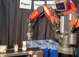 MIT robot sorts trash and recycling material by simply touching it