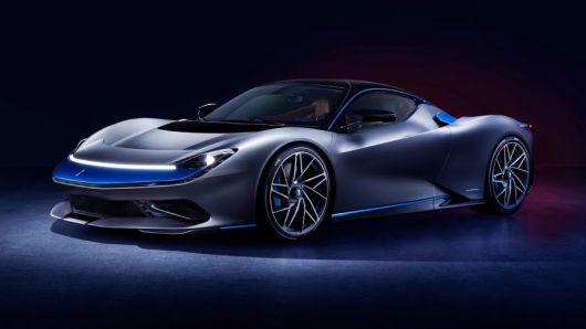 The £2MILLION all-electric Pininfarina Battista hypercar is unveiled in New York